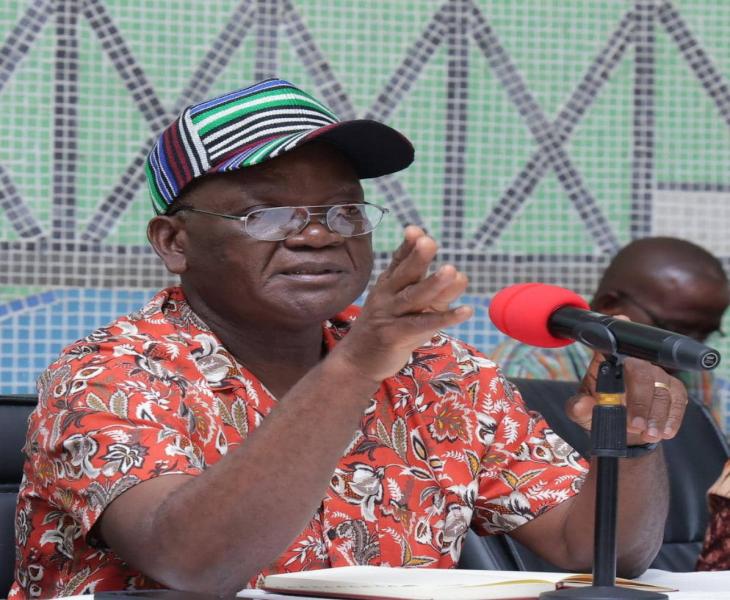 File Photo of Gov. Samuel Ortom 